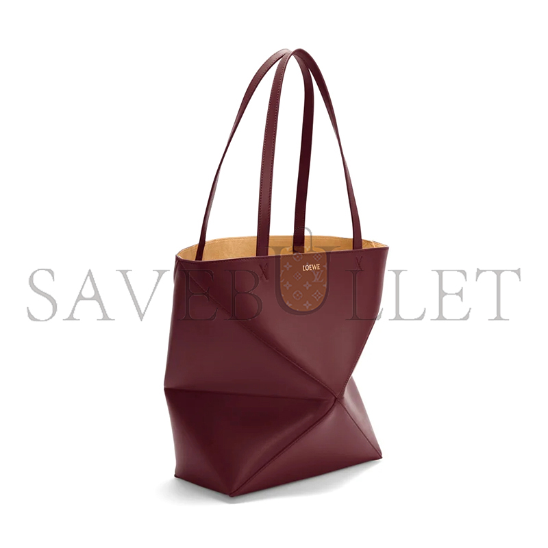 LOEWE MEDIUM PUZZLE FOLD TOTE IN SHINY CALFSKIN A657G50X01 05 (31.5*25.5*14.5cm)